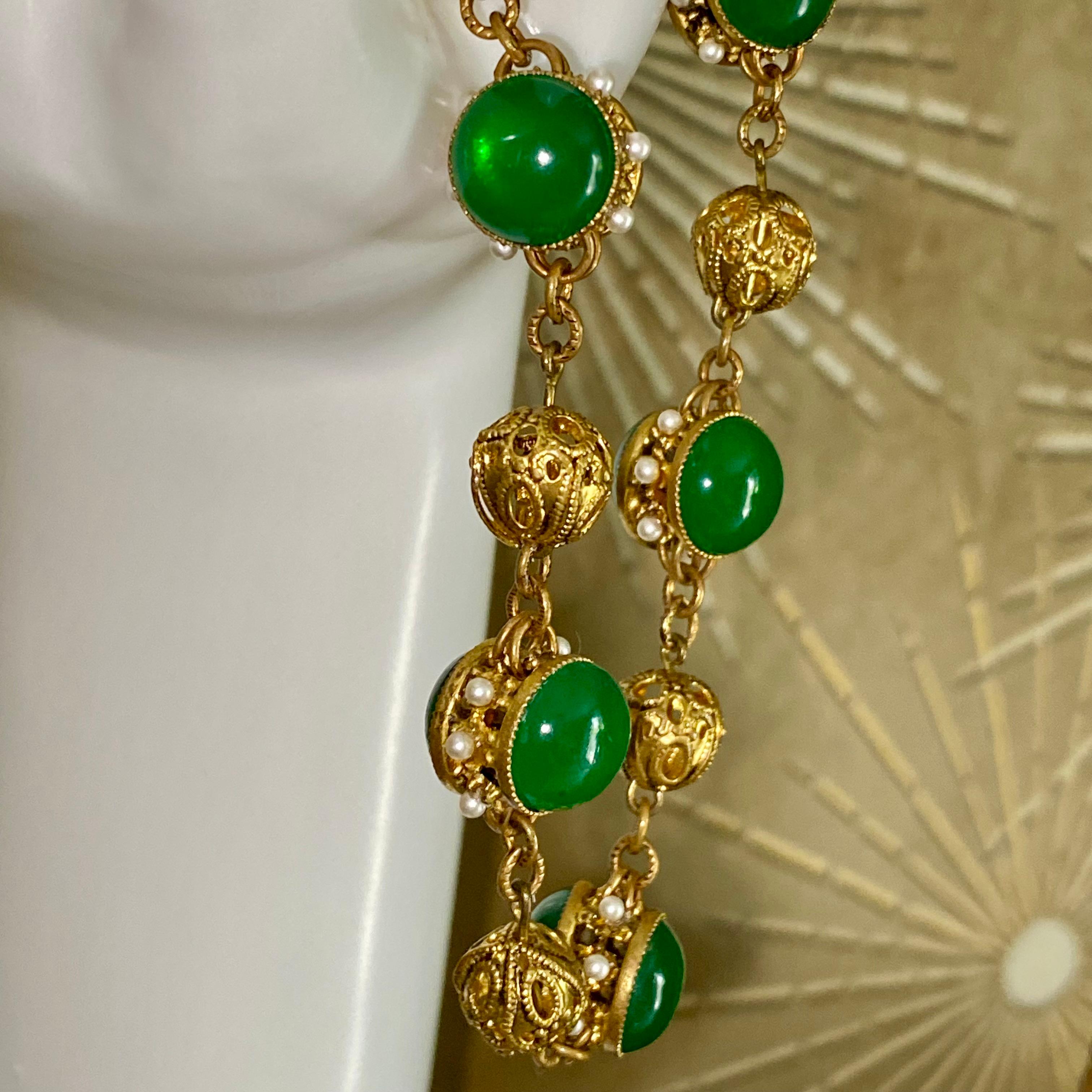Chanel Chrysoprase Bracelet by Robert Goossens. For Sale 7