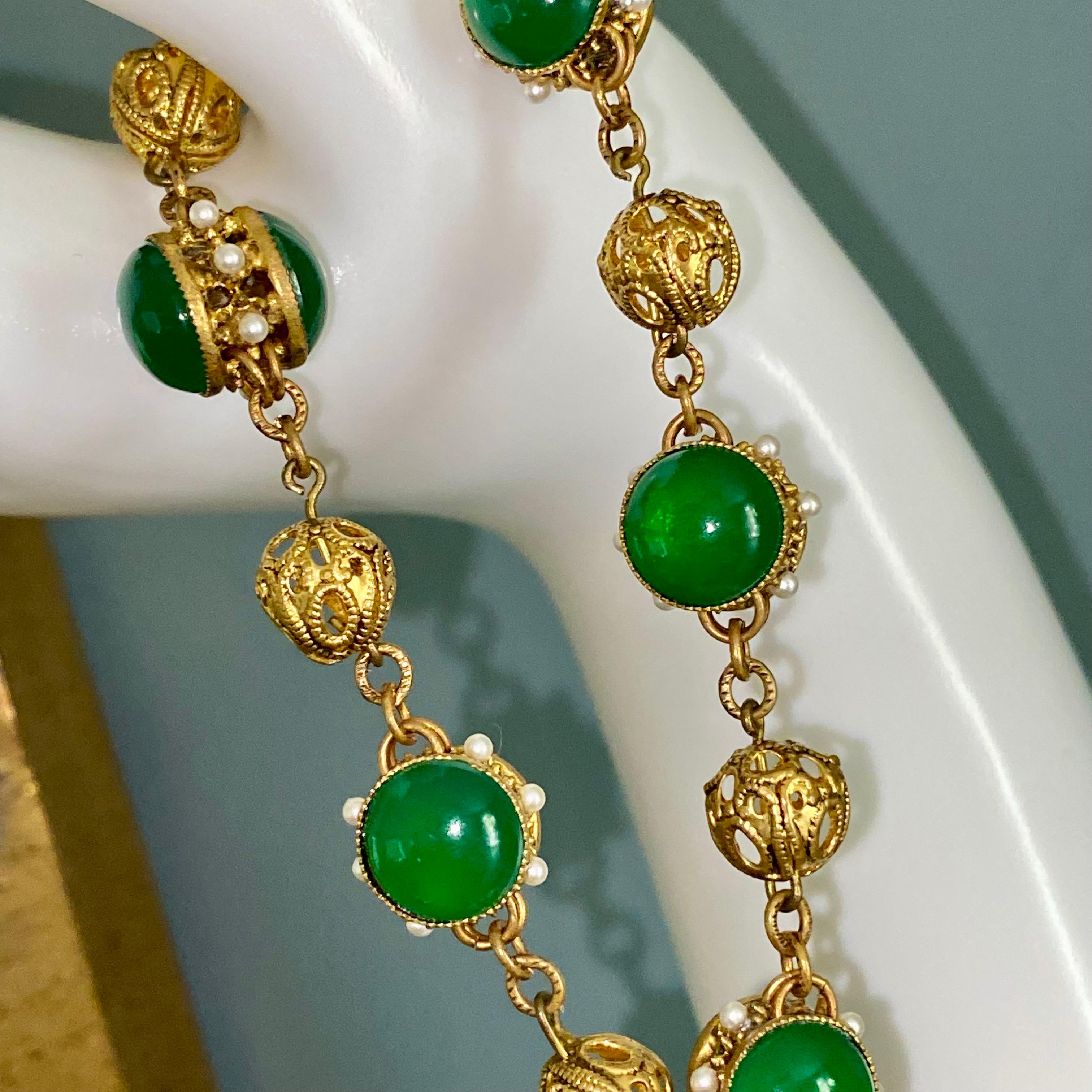 Chanel Chrysoprase Bracelet by Robert Goossens. For Sale 1