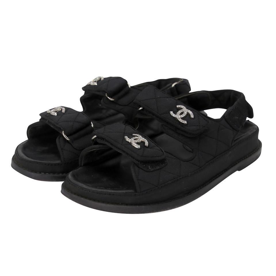 chanel dad sandals
