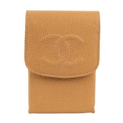 Chanel Cigarette Beige Grain Leather Case, 2004/2005