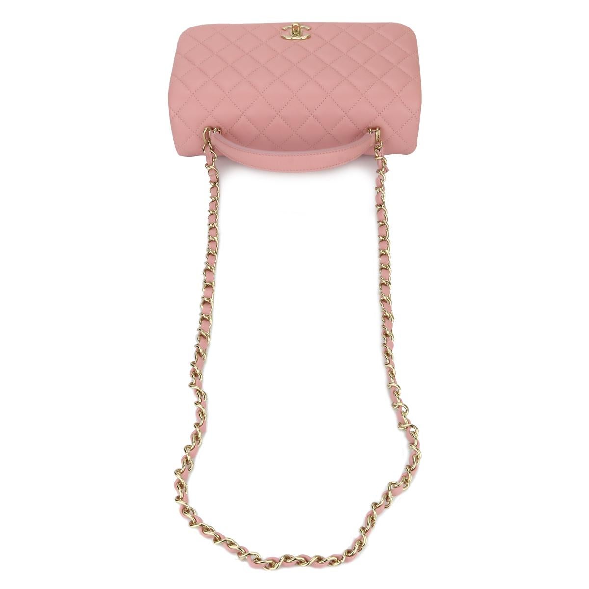 CHANEL Citizen Chic Medium Flap Bag Pink Lambskin with Gold Hardware 2018 2
