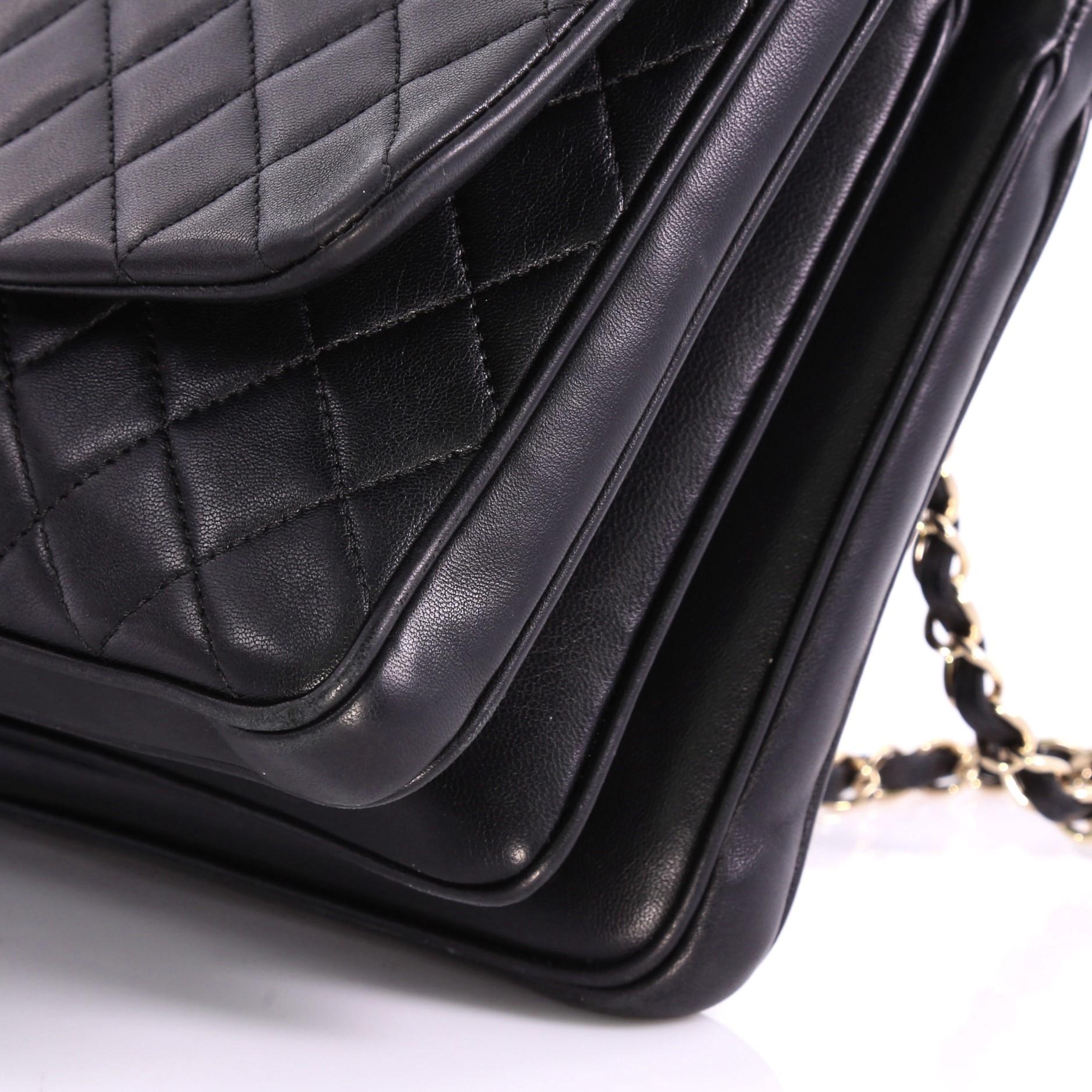 Chanel Citizen Chic Top Handle Bag Quilted Lambskin Medium In Good Condition In NY, NY