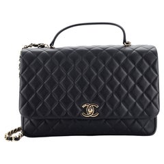 Chanel Citizen Chic Top Handle Bag Quilted Lambskin Medium