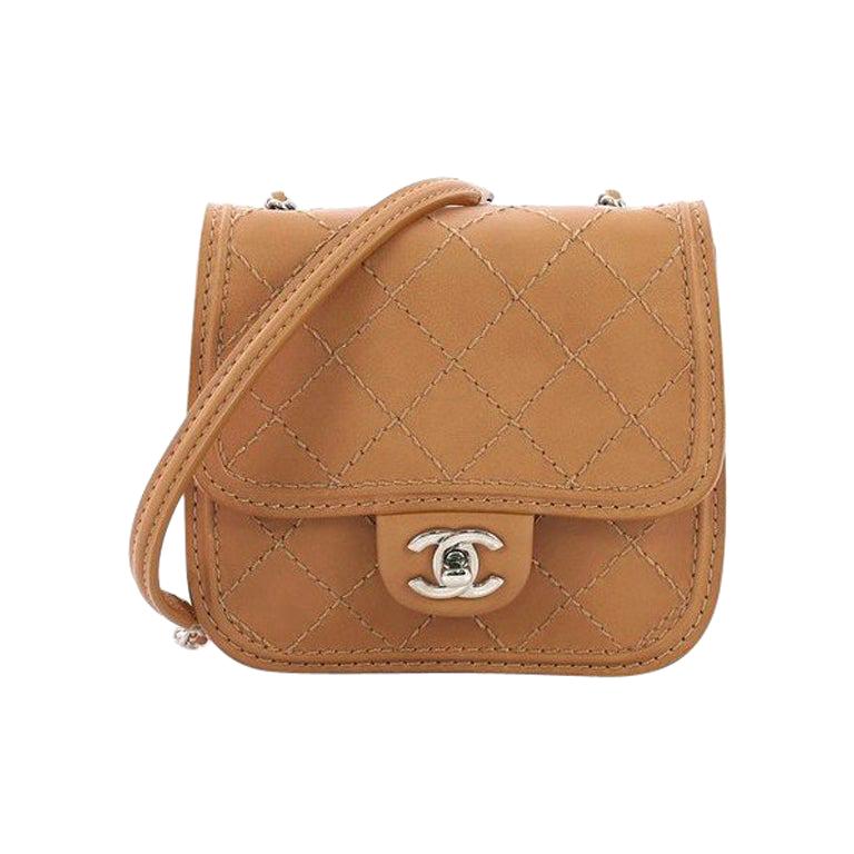 Chanel Citizen Flap Bag Quilted Calfskin Mini at 1stDibs