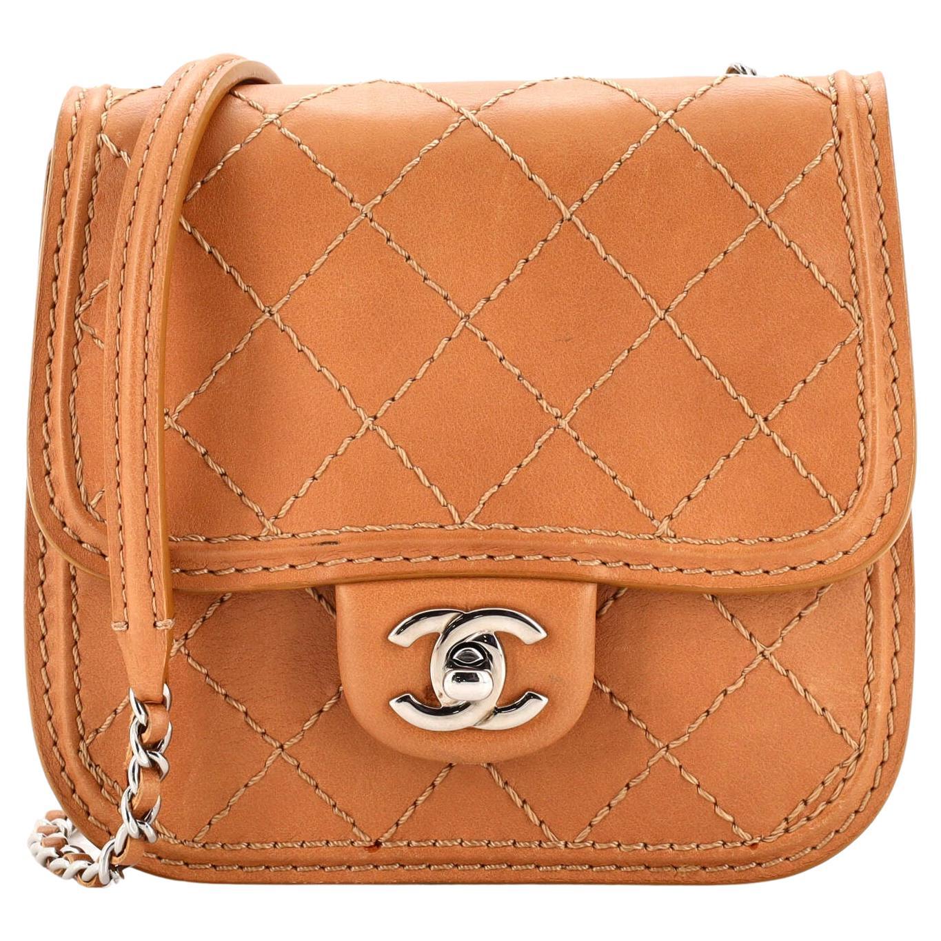 Chanel Citizen Flap Bag Quilted Calfskin Mini Black 640925