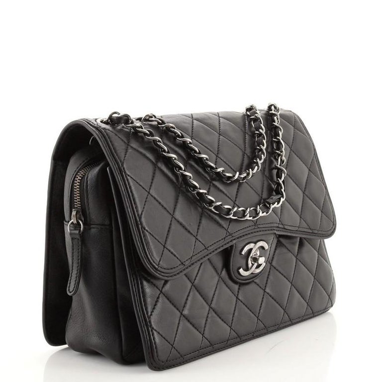Chanel Burgundy Quilted Lambskin Citizen Zip Flap Bag, myGemma