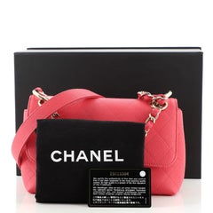 Chanel City Walk Flap Bag Quilted Caviar Small