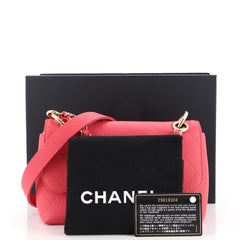 Chanel City Walk Flap Bag Quilted Caviar Small