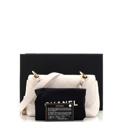 Chanel City Walk Flap Bag Quilted Caviar Small