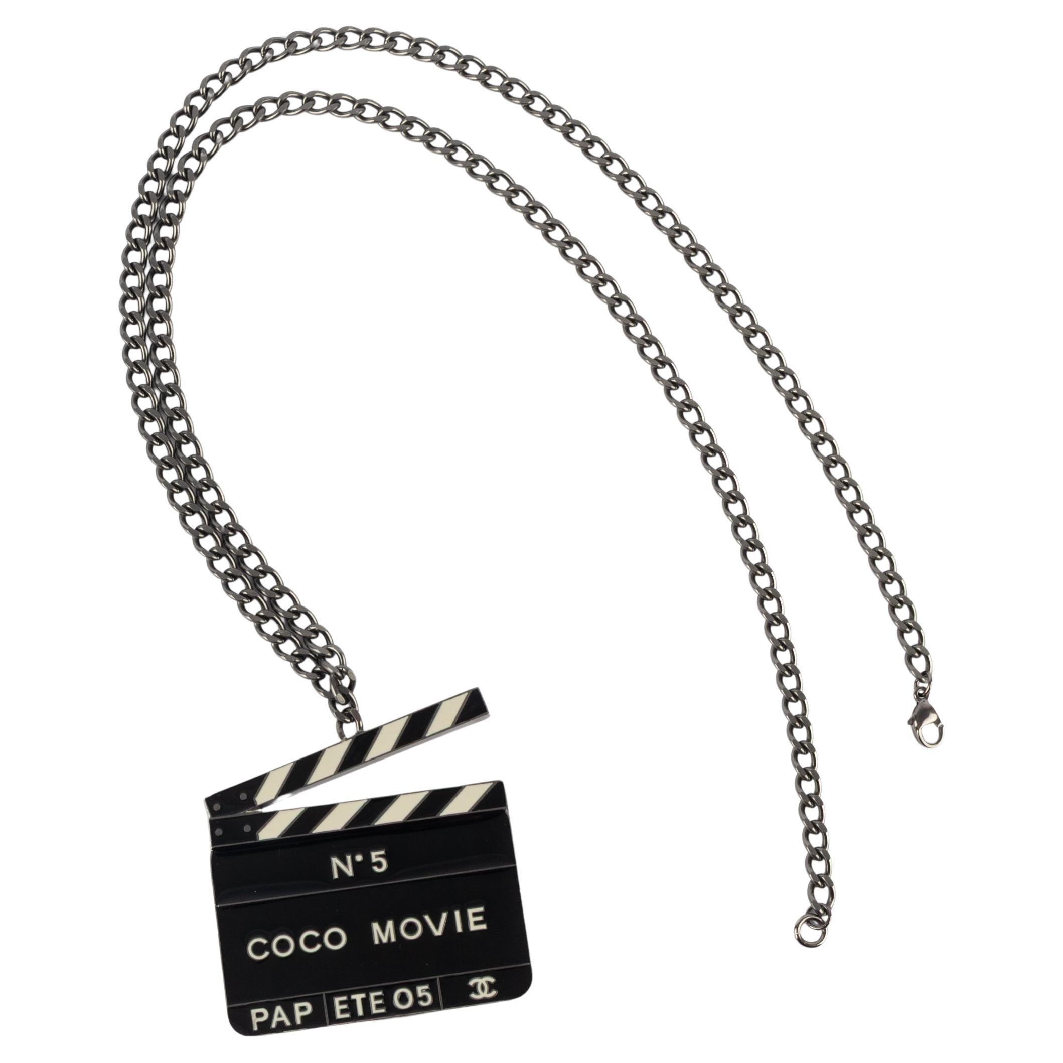 Chanel
clapperboard
necklace 2005