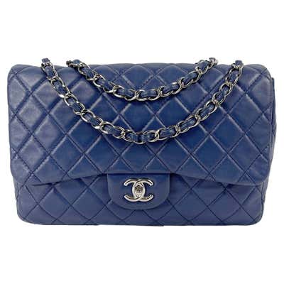 Chanel Light Blue Quilted Denim Drawstring Bag at 1stDibs | chanel ...