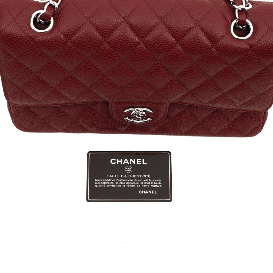 CHANEL Classic 25 Burgundy Leather Bag 7