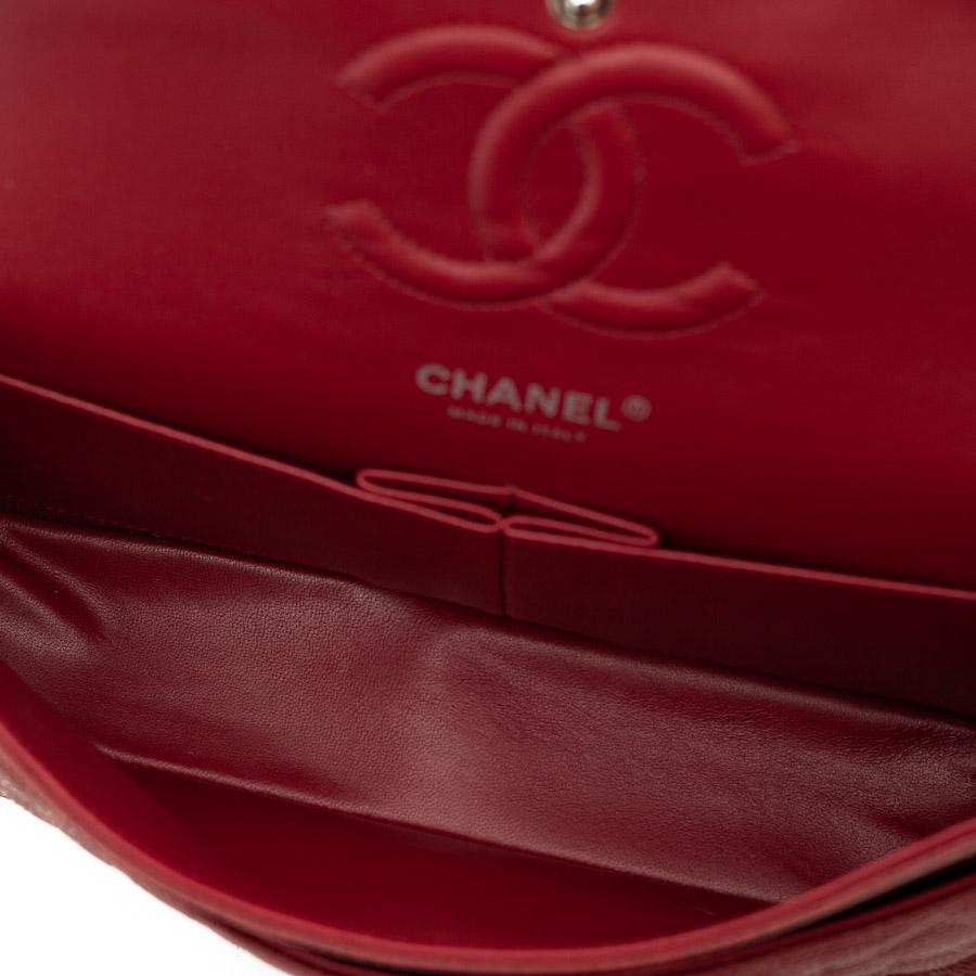 CHANEL Classic 25 Burgundy Leather Bag 9