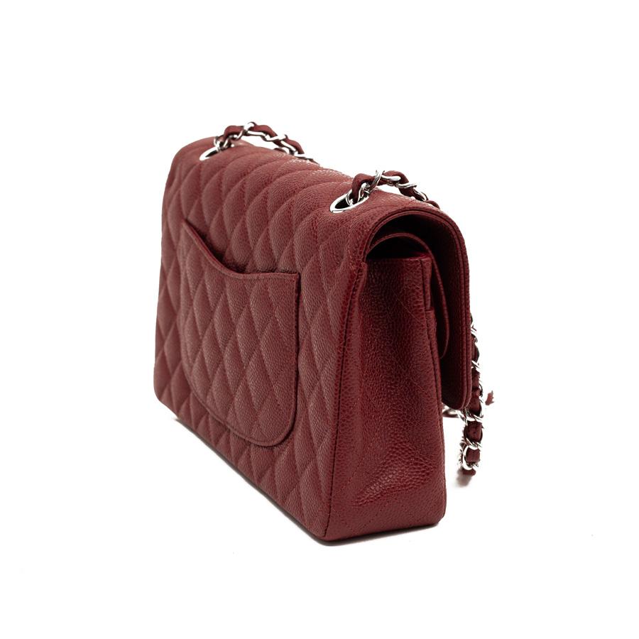 CHANEL Classic 25 Burgundy Leather Bag 1