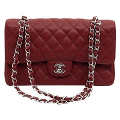 CHANEL Classic 25 Burgundy Leather Bag