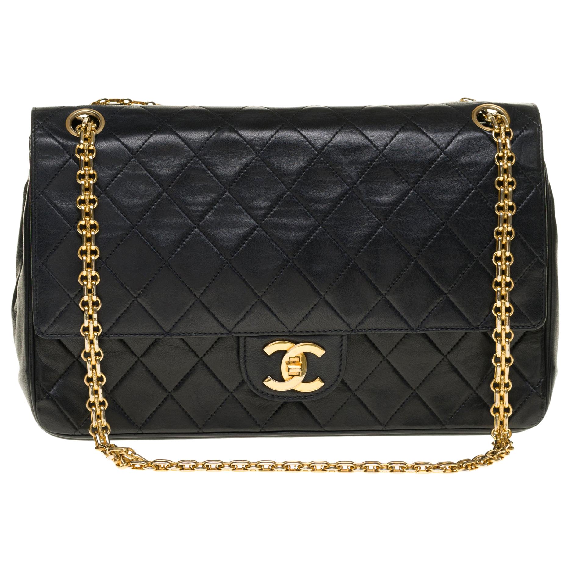 1989 Chanel Pink Quilted Lambskin Vintage Small Diana Classic Single Flap  Bag