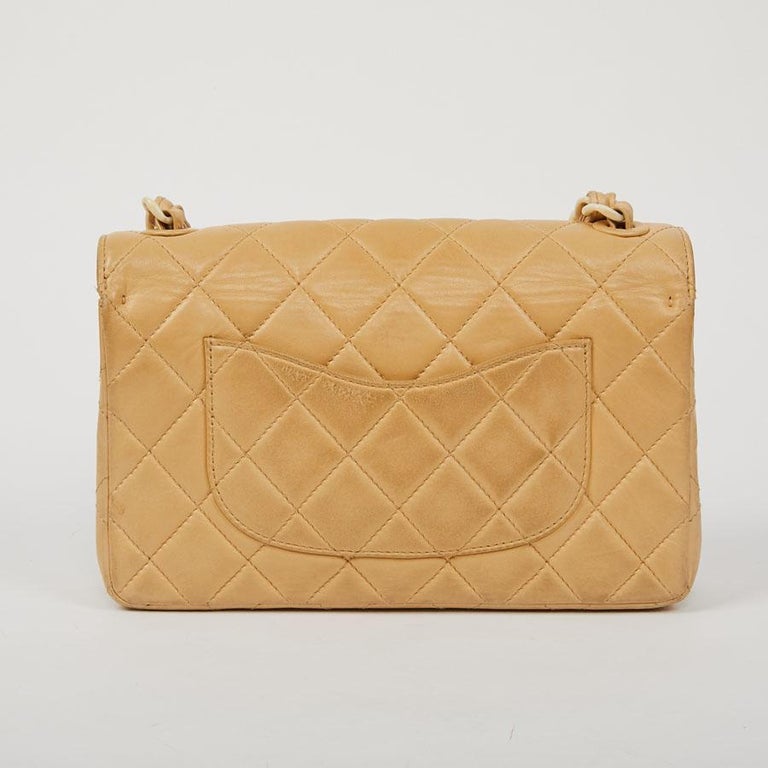 CHANEL Classic Beige 25cm Bag For Sale at 1stDibs | beige chanel flap ...