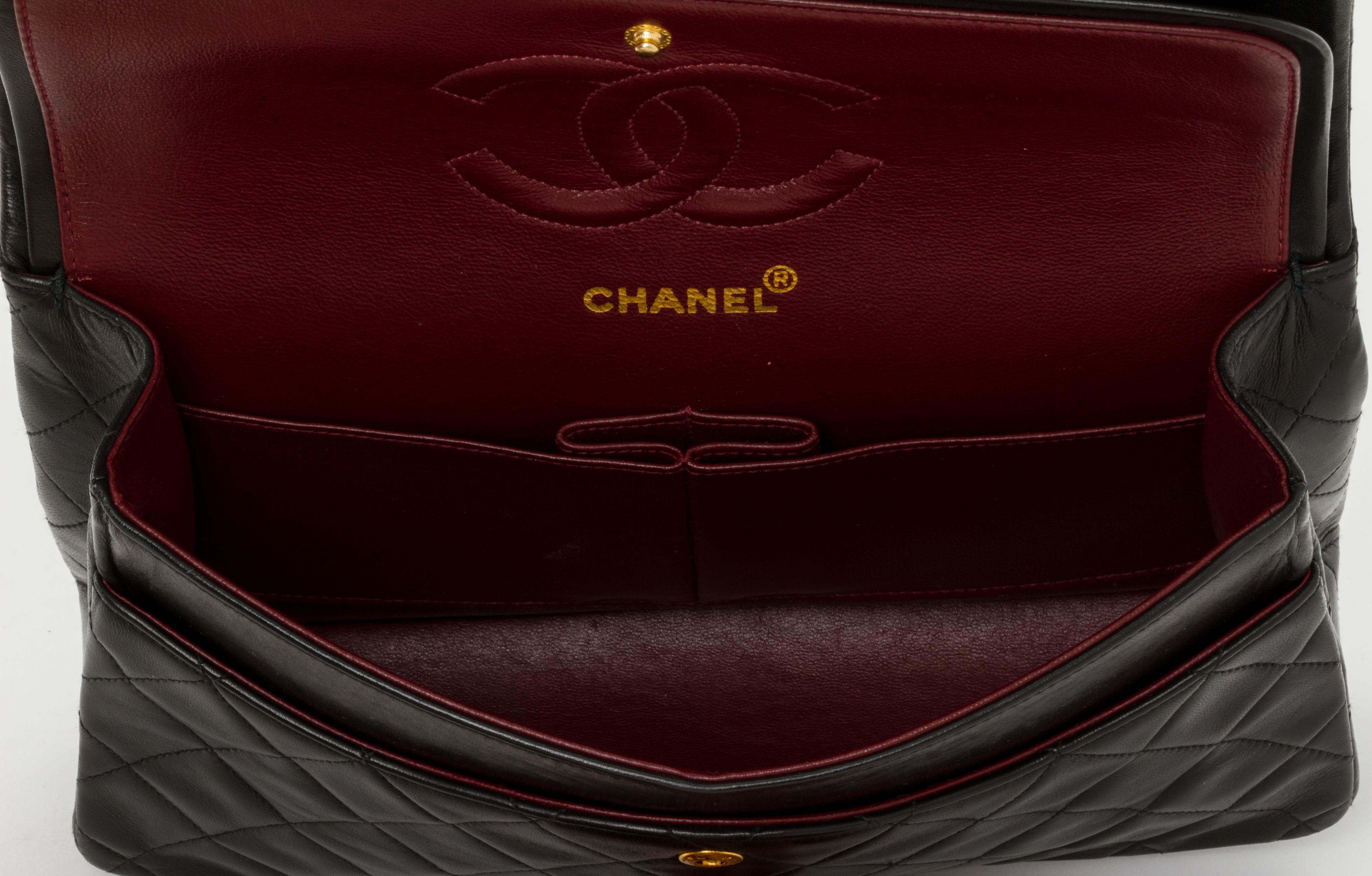 Chanel Classic Black Double Flap 10