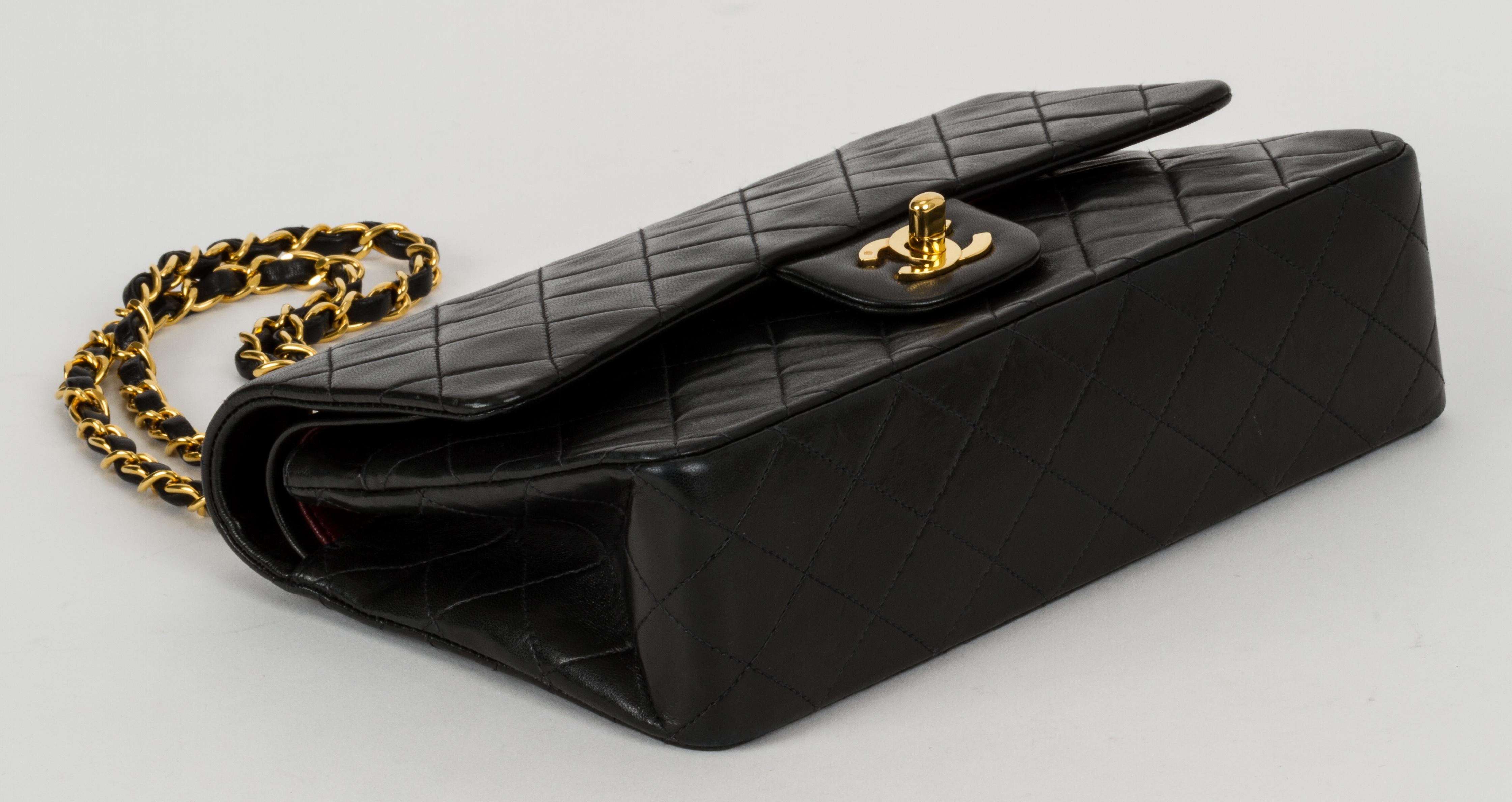 Women's Chanel Classic Black Double Flap 10