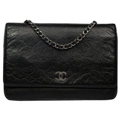 Chanel Classic Camellia Wallet On Chain (WOC)