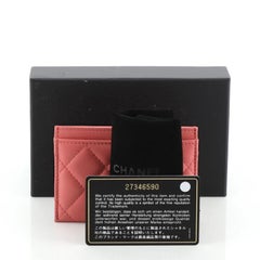 Chanel Classic Card Holder Quilted Lambskin