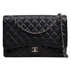 Chanel Classic Caviar Jumbo Single Flap Bag For Sale at 1stDibs