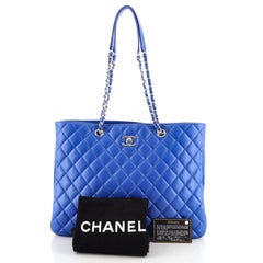 Chanel Classic CC Shopping Tote Quilted Calfskin Large