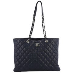 Chanel Classic CC Shopping Tote Quilted Calfskin Large