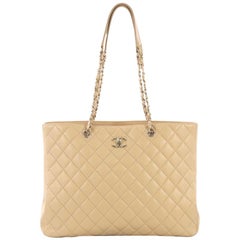 Chanel Classic CC Shopping Tote Quilted Calfskin Large