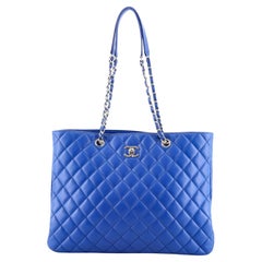 Chanel Classic CC Shopping Tote Quilted Calfskin Large