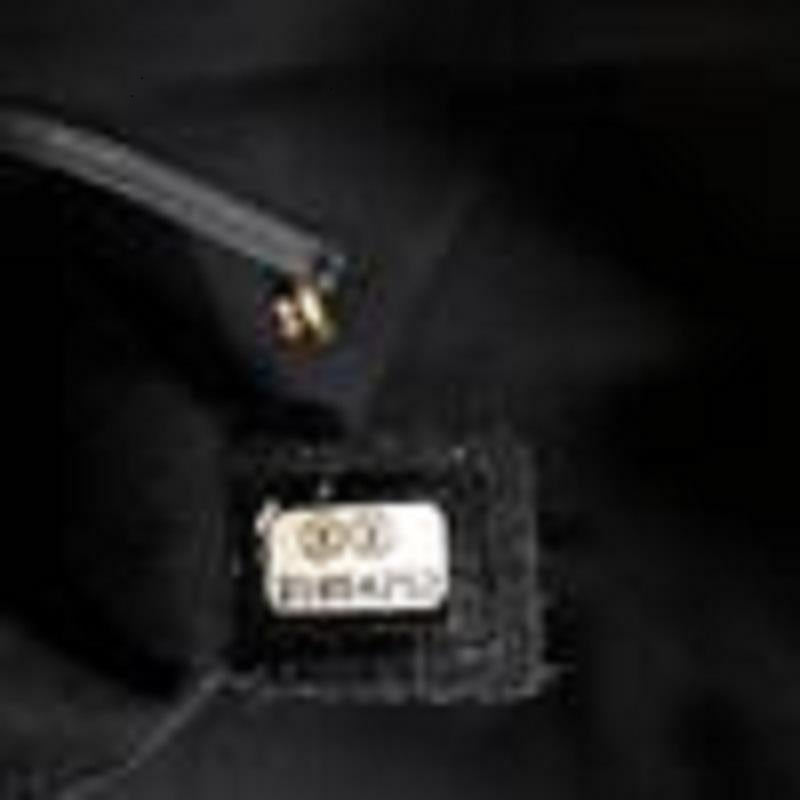 Chanel Classic CC Shopping Tote Quilted Caviar Large In Good Condition In NY, NY