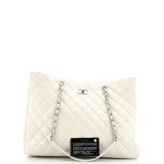 Chanel Classic CC Shopping Tote Quilted Lambskin Large