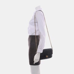 Chanel Classic Chevron Quilted Chain Around Mini Rectangular Flap Black, 2018