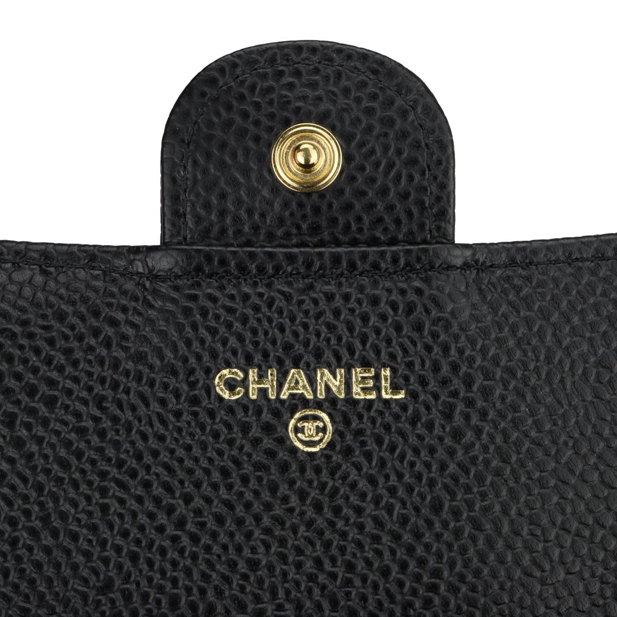CHANEL Classic Continental Long Flap Wallet Black Caviar with Gold Hardware 2017 4