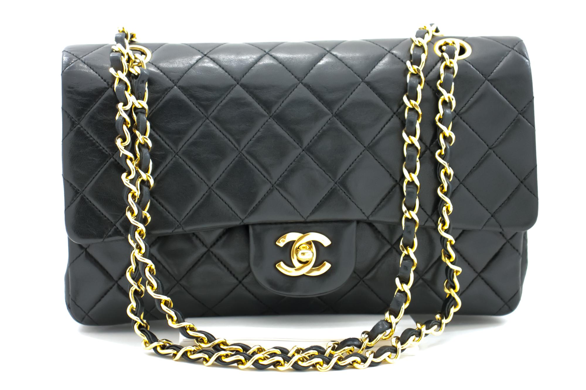 An authentic CHANEL Classic Double Flap 10