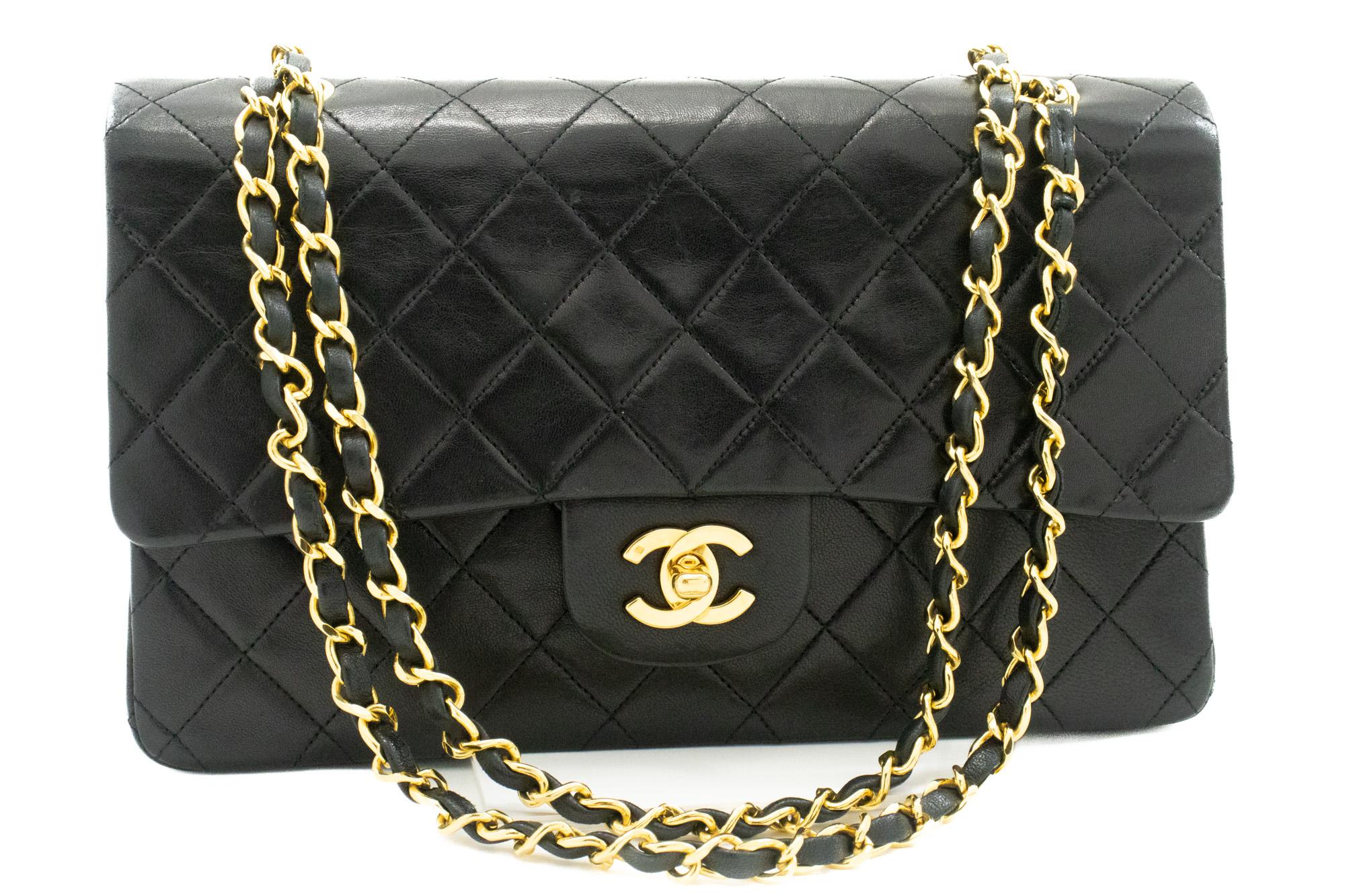 An authentic CHANEL Classic Double Flap 10