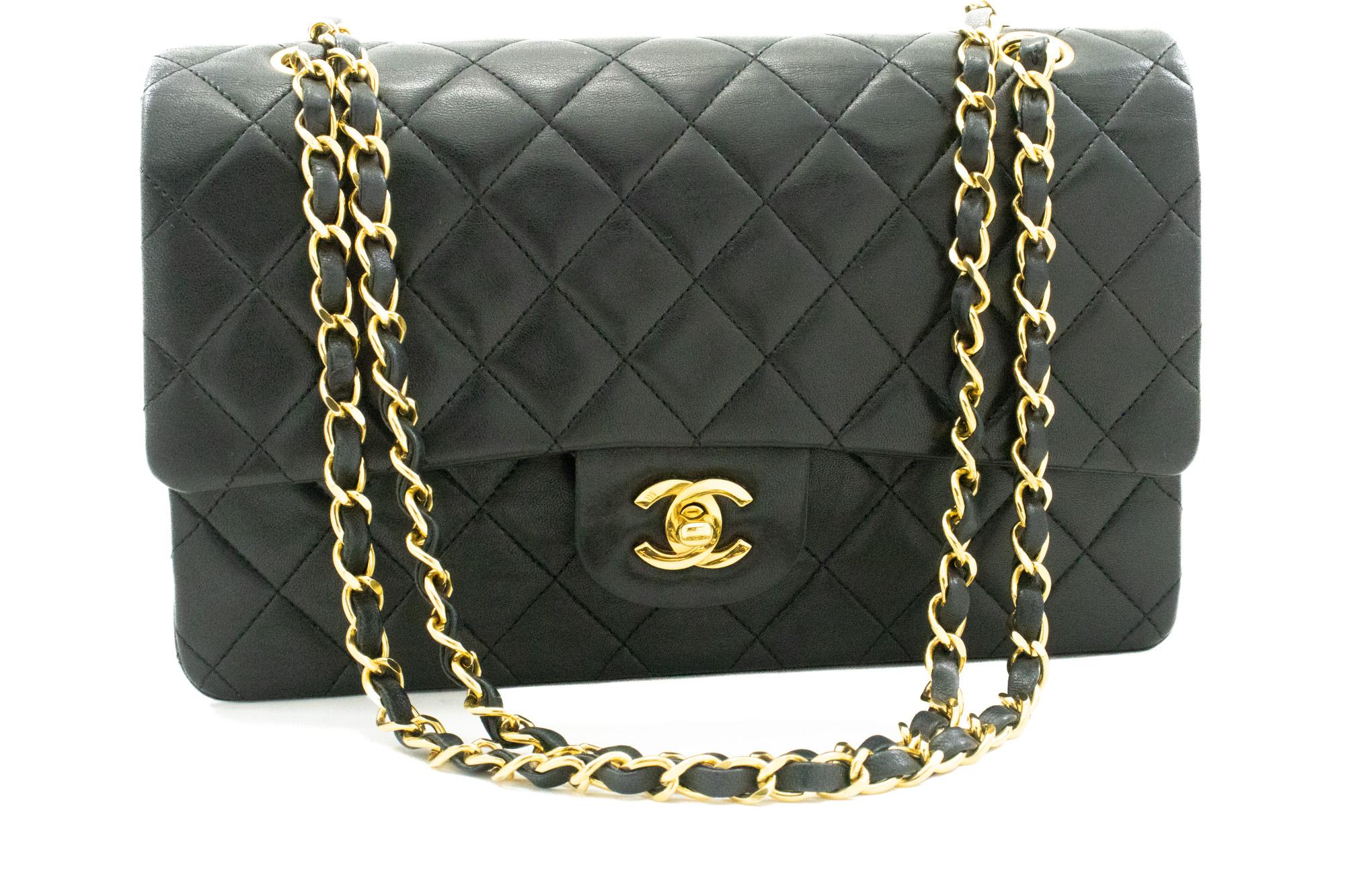 An authentic CHANEL Classic Double Flap 10