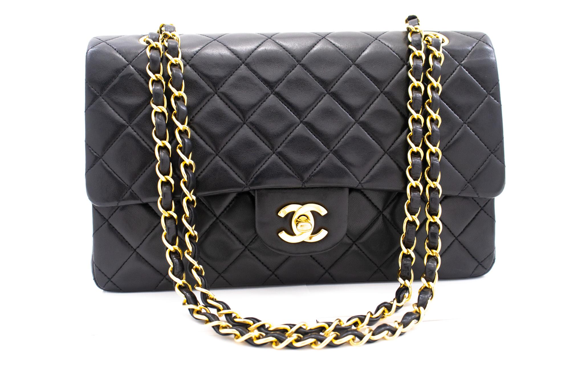 An authentic CHANEL Classic Double Flap 10