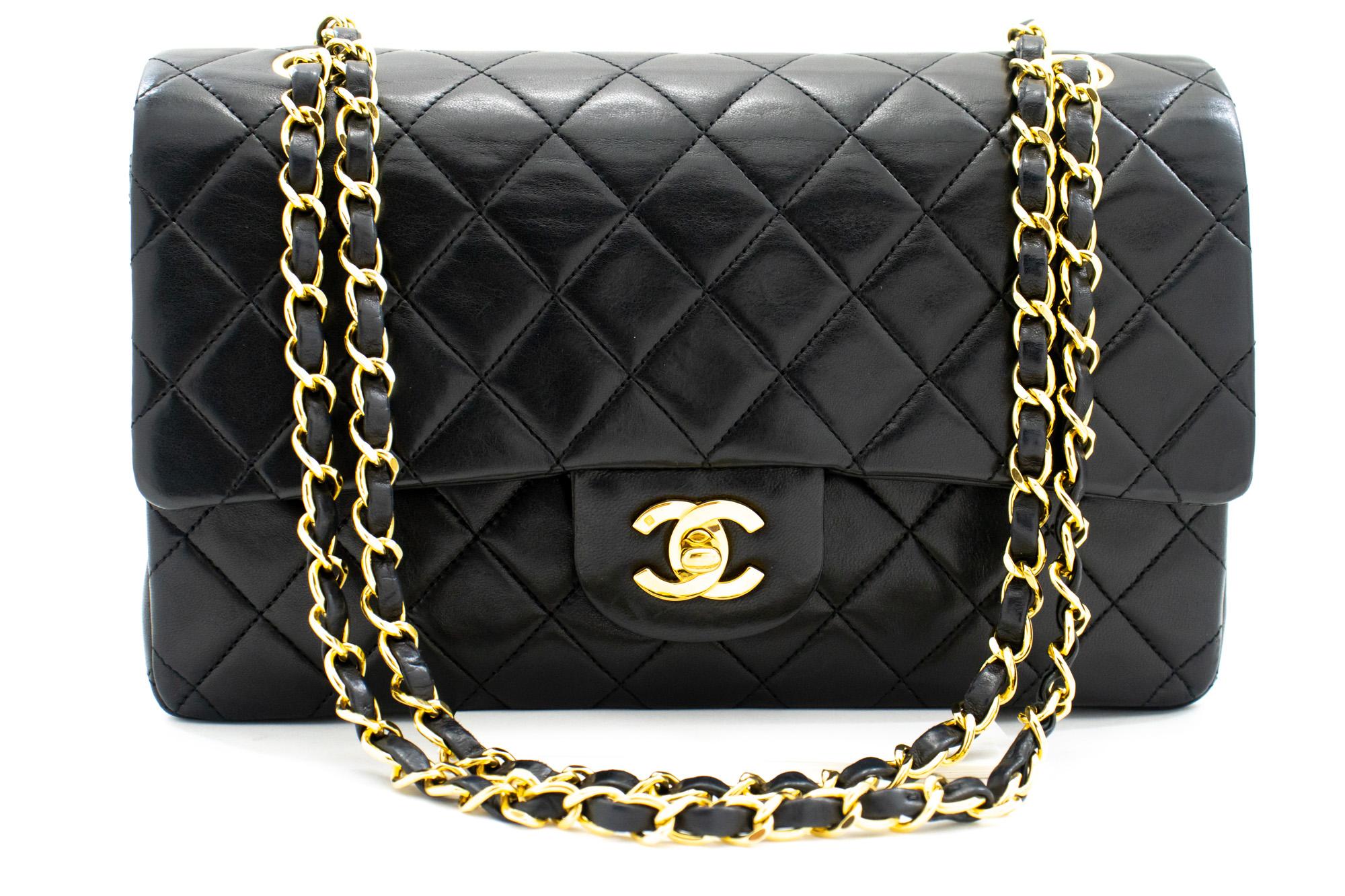 An authentic CHANEL Classic Double Flap 10