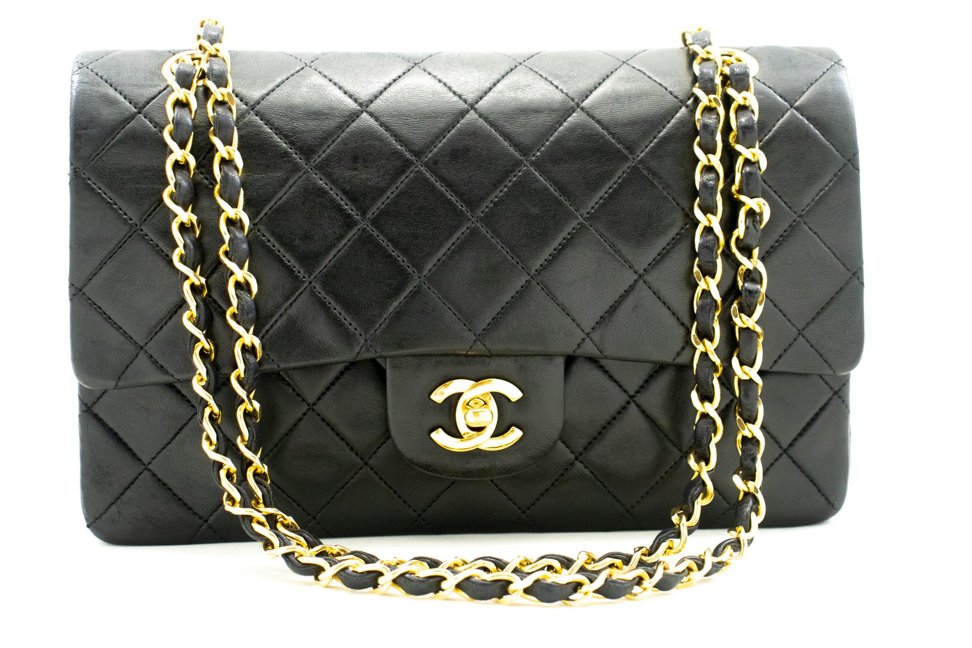An authentic CHANEL Classic Double Flap 10