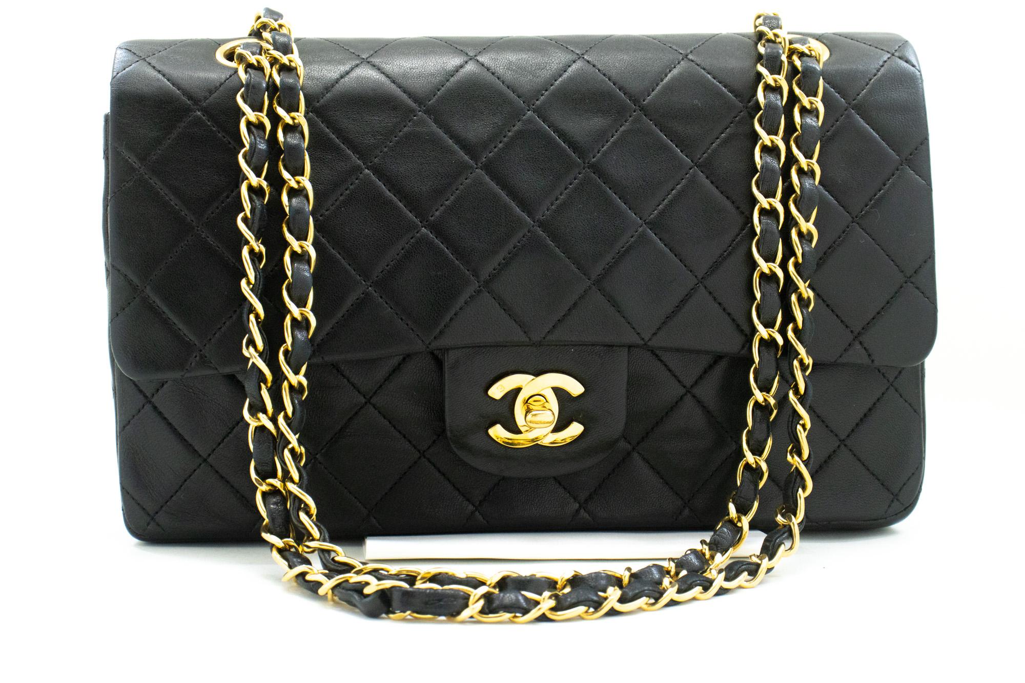 An authentic CHANEL Classic Double Flap 10