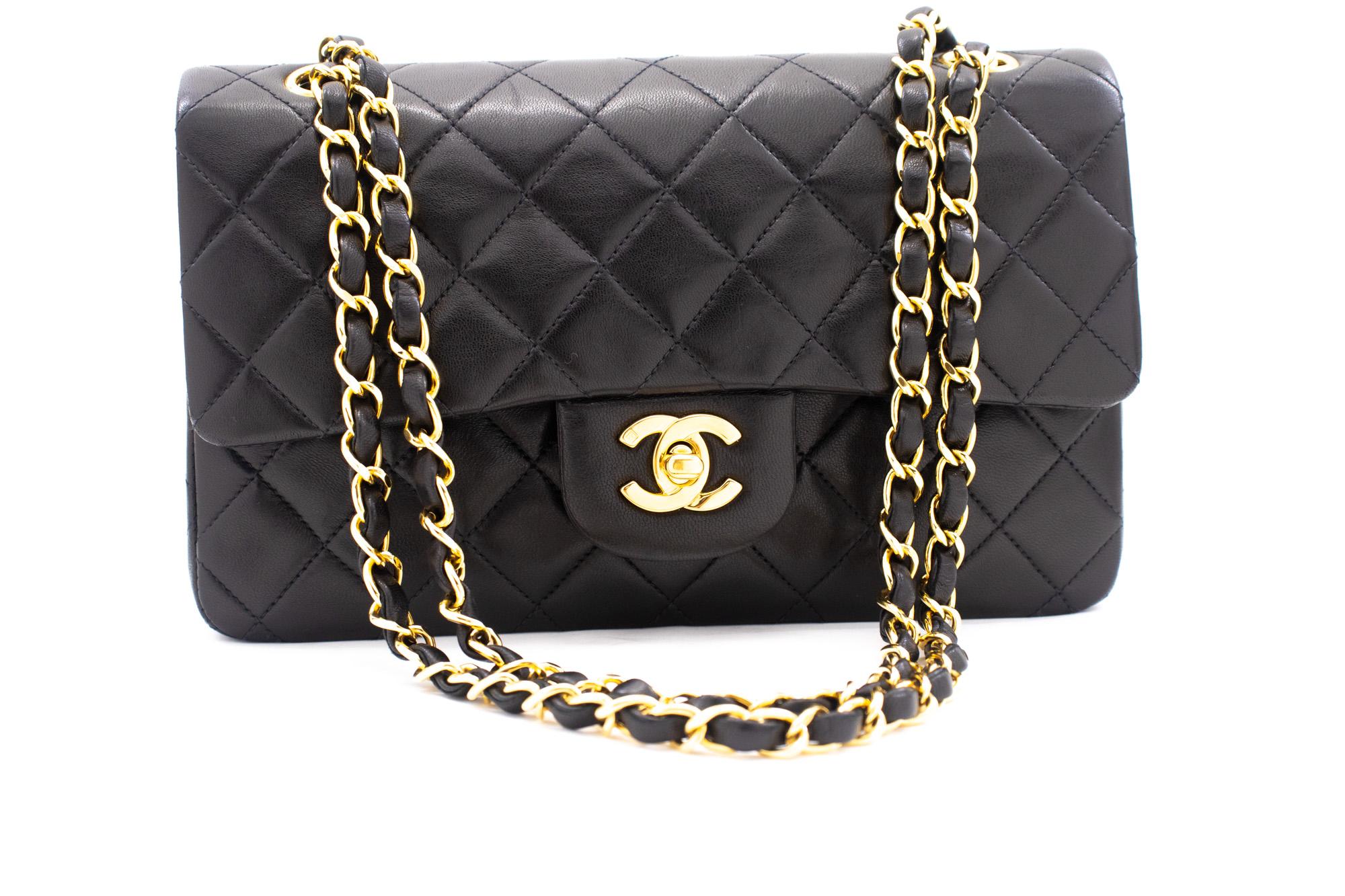 An authentic CHANEL Classic Double Flap 9