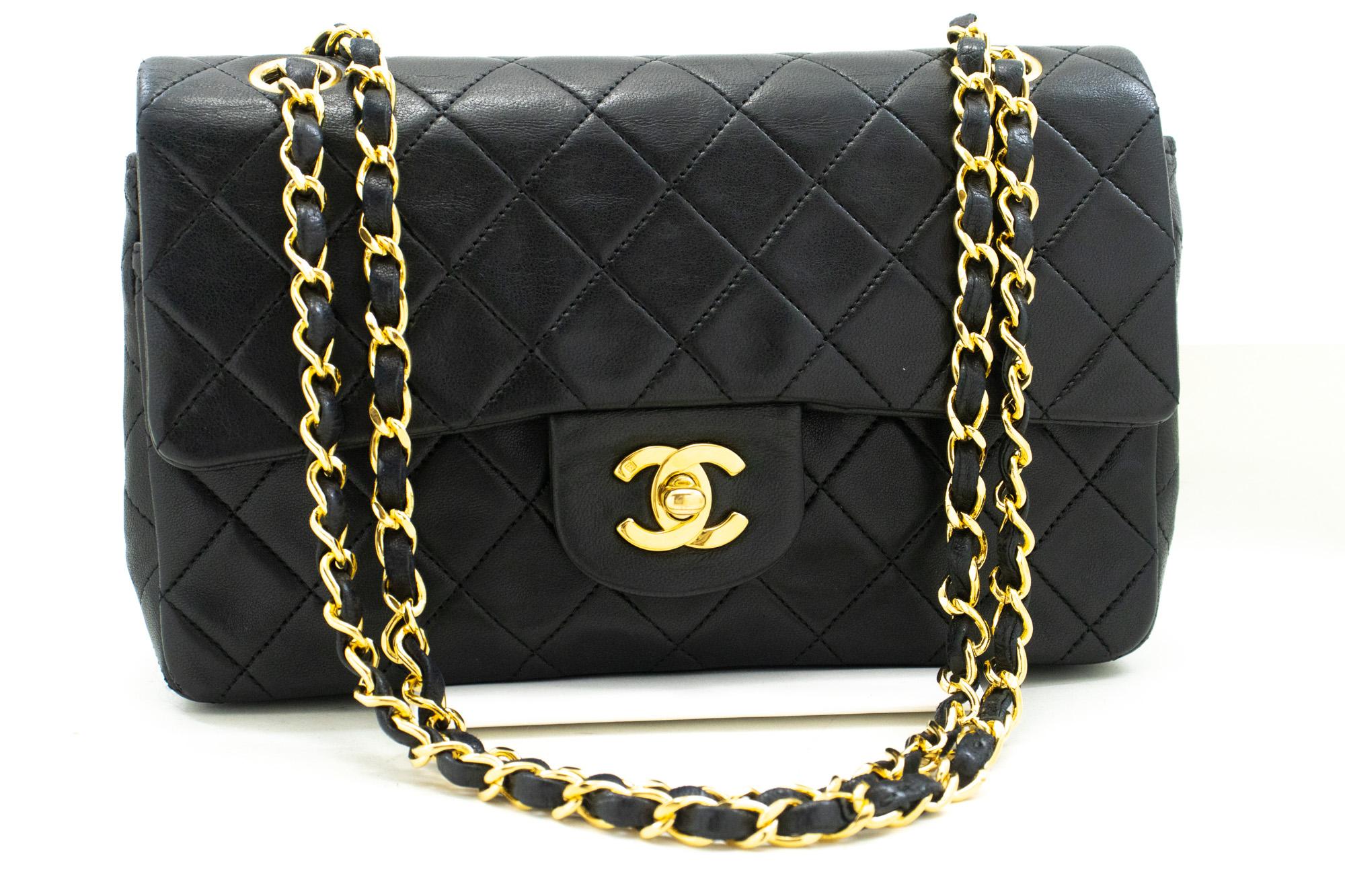 An authentic CHANEL Classic Double Flap 9