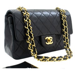 Chanel Cambon Quilted Lambskin Camellia No. 5 Flap Black Leather Shoulder  Bag For Sale at 1stDibs