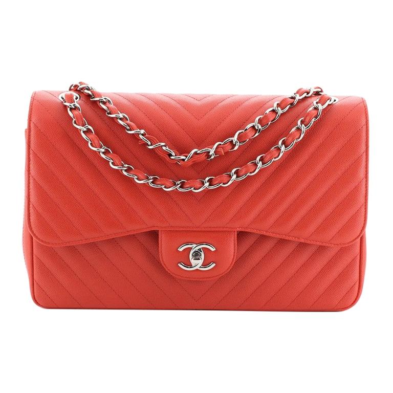 Chanel Vintage Classic Single Flap Bag Quilted Lambskin Maxi For Sale at  1stDibs