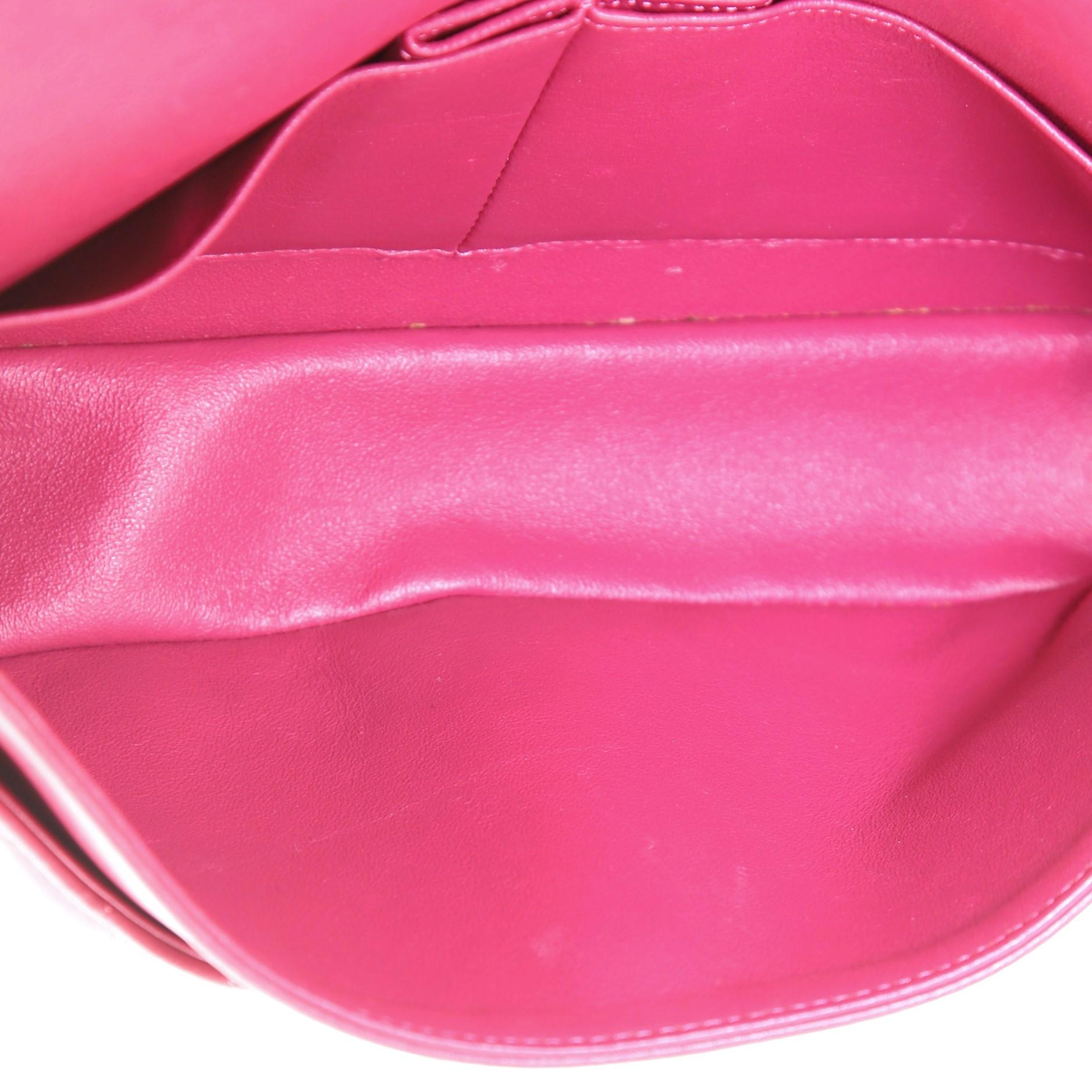 Chanel Classic Double Flap Bag Chevron Lambskin Medium 1