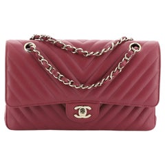 Chanel  Classic Double Flap Bag Chevron Lambskin Medium