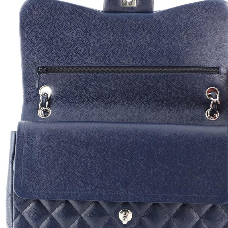 Chanel Classic Double Flap Bag Quilted Caviar Jumbo 1