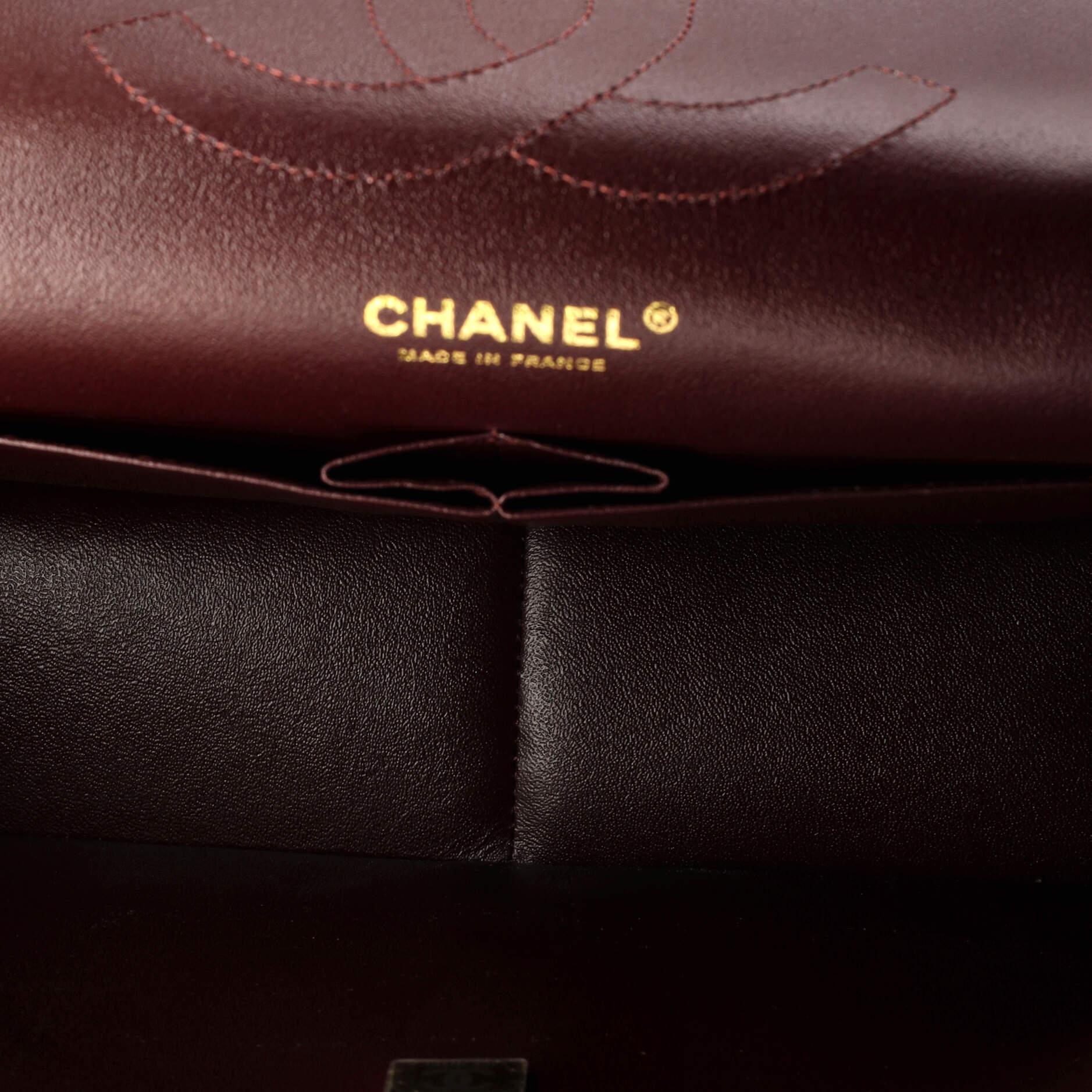 Chanel Classic Double Flap Bag Quilted Caviar Jumbo For Sale at 1stDibs