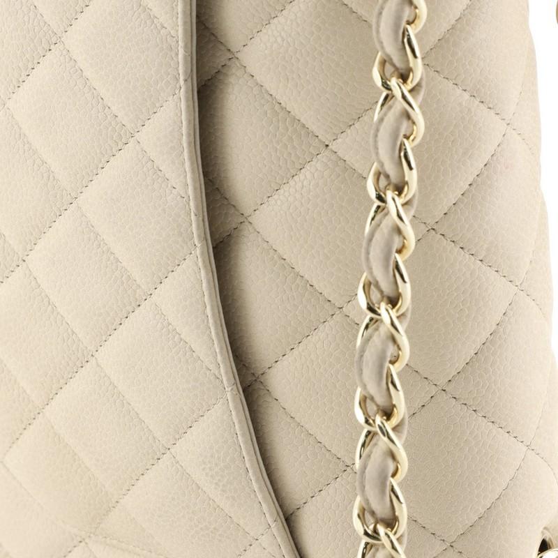 Chanel Classic Double Flap Bag Quilted Caviar Jumbo 3